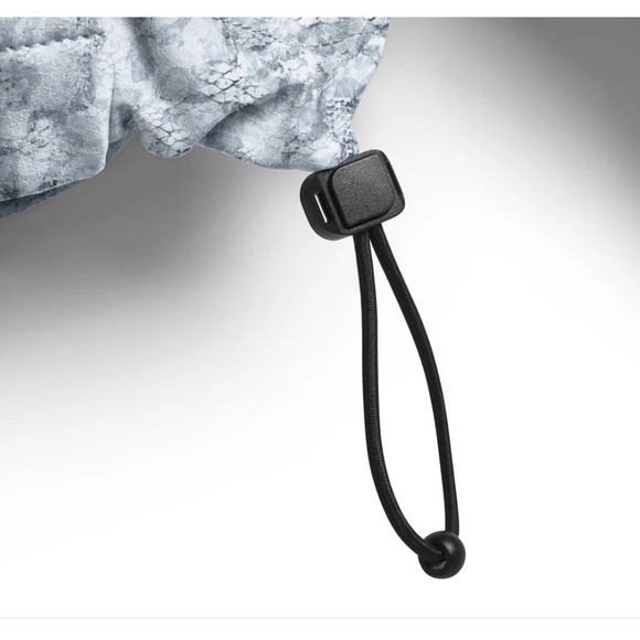 SHIPS TODAY! Scales Mens Gray Camo 1/4 Zip Pullover Jacket, Long Sleeve SMALL‎ - Picture 4 of 4